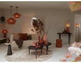 Кафяви кръгли масички за кафе в комплект от 2 бр. ø 75 cm Tobias – Light &amp; Living