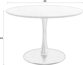 Кръгла трапезна маса ø 110 cm Raku – White Label