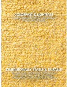 Жълта ръчно изработена пътека от букле 80x200 cm Notting Hill Portobello – Ted Baker