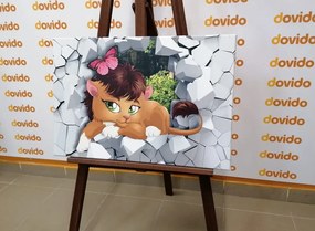 Картина на платно – Сладко лъвче