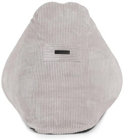 Кафяв пуф от рипсено кадифе Snug 100 – SLOWDOWN