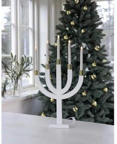 Бяла коледна светлинна украса Elias – Star Trading