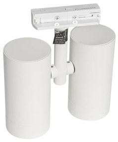 Модерна 1-фазна релсова лампа бяла 2-светлина - Iconic Scopio