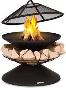 Blumfeldt Aguilera, огнище с грил, Ø 65 см, място за поставяне на дърва, стомана