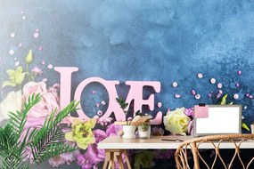 Фототапет – Надпис Love