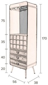 Дървен шкаф за вино Vino - Dutchbone