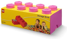 Тъмнорозова кутия за съхранение - LEGO®