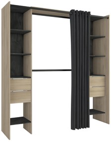 Гардероб Dande-Sonoma - Black