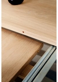 Допълнителна табла за маса за хранене от масивен дъб 50x106 cm Miro – Hammel Furniture