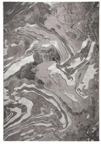 Сив/сребърен килим 80x150 cm Marbled – Flair Rugs