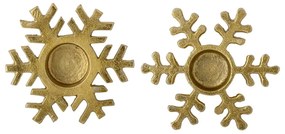 Метални свещници с коледен мотив в комплект от 2 Lisetta - Bloomingville