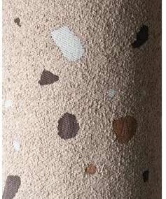 Светлокафяв детски стол от букле и шенил Terrazzo Moon – Wigiwama