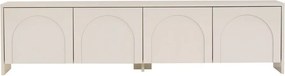 Кремава маса за телевизор 180x45x32 cm Aurelia – Kalune Design