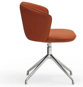 Оранжеви тапицирани трапезни столове в комплект 2 бр. Add – Teulat