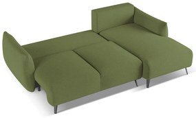 Зелен ъглов диван (десен ъгъл) Malie – Makamii