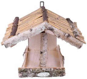 Дървена стенна хранилка за птици, височина 24,5 cm - Esschert Design