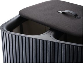 Черен бамбуков кош за пране 2x45 l Tota Luxe – Joseph Joseph