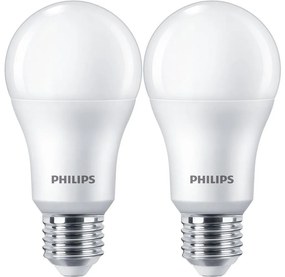 К-кт 2x LED Крушка Philips A67 E27/13W/230V 4000K