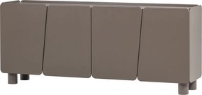 Кафяв скрин от масивен бор 200x85x45 cm Root – WOOOD