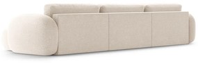 Кремав шенилов сгъваем/с място за съхранение ъглов диван (U форма) Tonale – Cosmopolitan Design