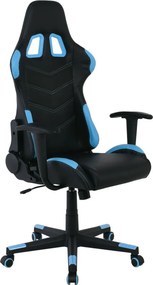 Гейминг стол CG9150-Черен-синьо