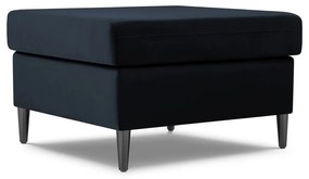 Тъмносиня кадифена табуретка Kyoto – Cosmopolitan Design