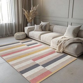 Килим подходящ за пране 120x180 cm Rosy Bandas – Mila Home