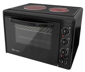 Малка готварска печка Eldom 201VFEN, 3300W, 38 Л, Черен