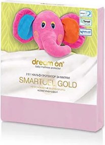 Протектор Dream On, матрак SMARTCEL GOLD Baby Pink 34, 60x120