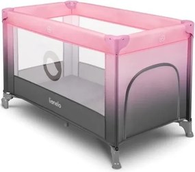 Lionelo - Преносима кошара STEFI розова/сива