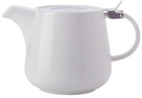 Чайник от бял порцелан с цедка Basic, 1,2 л - Maxwell &amp; Williams