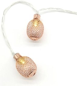LED крушка в поредица Metal pineapple-Бронз-С таймер (10) парчета