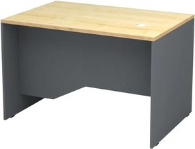 Офис бюро Venturo TopMebel от меламин в антрацит - дъб 120x80x75cm
