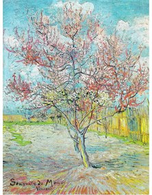 Живопис - репродукция 30x40 cm Pink Peach Trees, Vincent van Gogh - Fedkolor