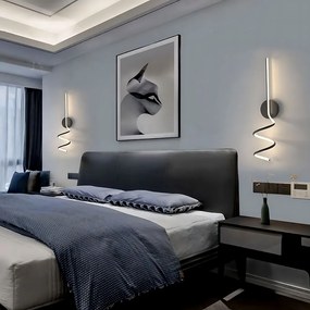 СТЕННА ЛАМПА LED LHJ061-W BLACK