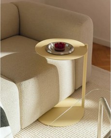 Стоманена кръгла странична масичка 41x40 cm Ande – noo.ma