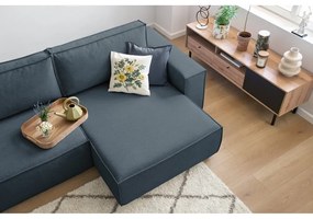 Тъмносин променлив разтегателен диван Nihad - Bobochic Paris