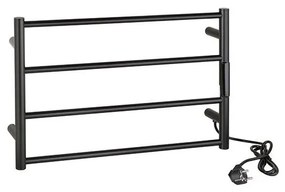 Сушилник за кърпи 56x37 см неръждаема стомана/черен