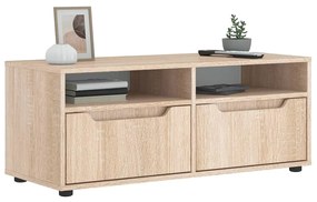 4108295 vidaXL ТВ шкаф "VISNES" Дъб сонома 100x40x38 cm Инженерна дървесина