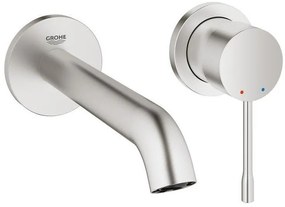 Тоалетна стенен кран Grohe Essence New-Length 18 cm.-Silver Mat