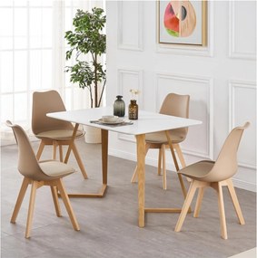 Трапезен стол atmosphera Baya, Бежов