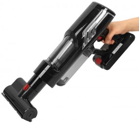 Акумулаторна прахосмукачка Oliver Voltz OV51001Q, 250W, Li-ion 2200 mAh, 3 скорости, 0.6 l, 25 kPa, Сензорен екран, Черен