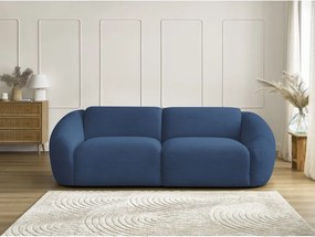 Тъмносин диван от рипсено кадифе 250 cm Tina – Bobochic Paris