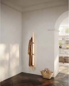 Стенна закачалка от масивен бор в естествен цвят 26 cm Keeper – Karup Design