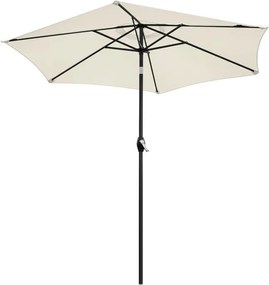 Сгъваем чадър с наклон - 210 см Сив