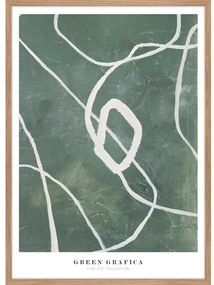 Картина 52x72 cm Green Grafica – Malerifabrikken