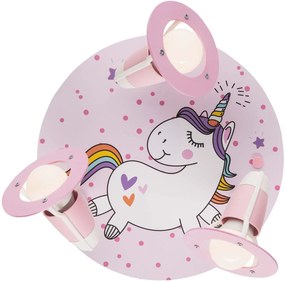 Стенен таван-лампа Elobra Unicorn Babsy Three-light