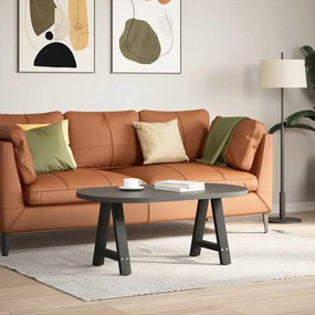 4012832 vidaXL Крака за масичка за кафе, А-образни, 2 бр., черни, 50 x (42-43) см, стомана