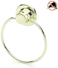 Поставка за кърпи с вендуза TEKNO TEL DM-235G , злато