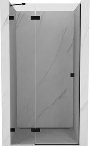 Mexen Lunar врати за душ кабина, ляво отваряне 85 см, прозрачни, черни - 834-085-000-70-00-L